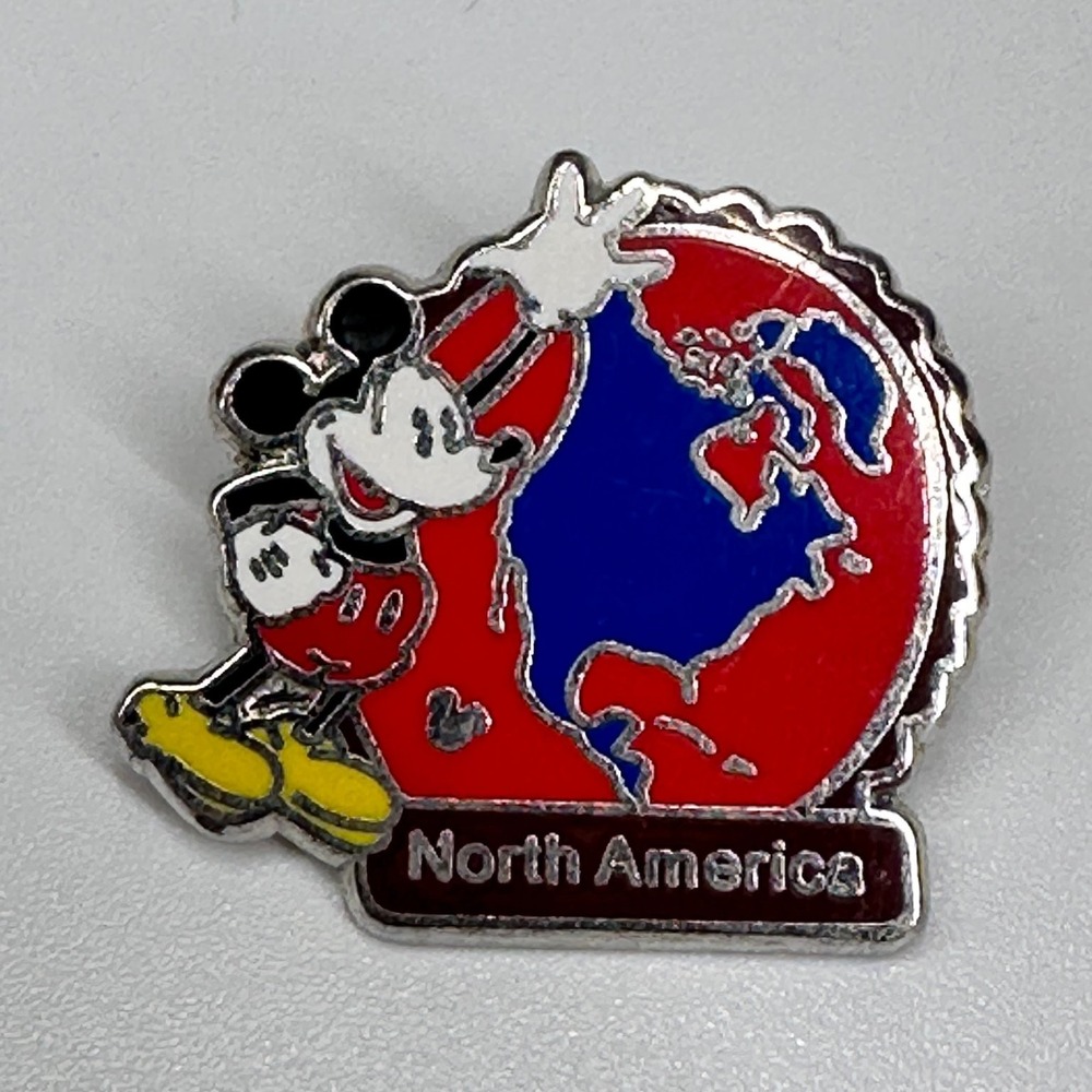 Disney Pin Mickey Mouse World Globe North America Hidden Mickey 2012 PP #88609